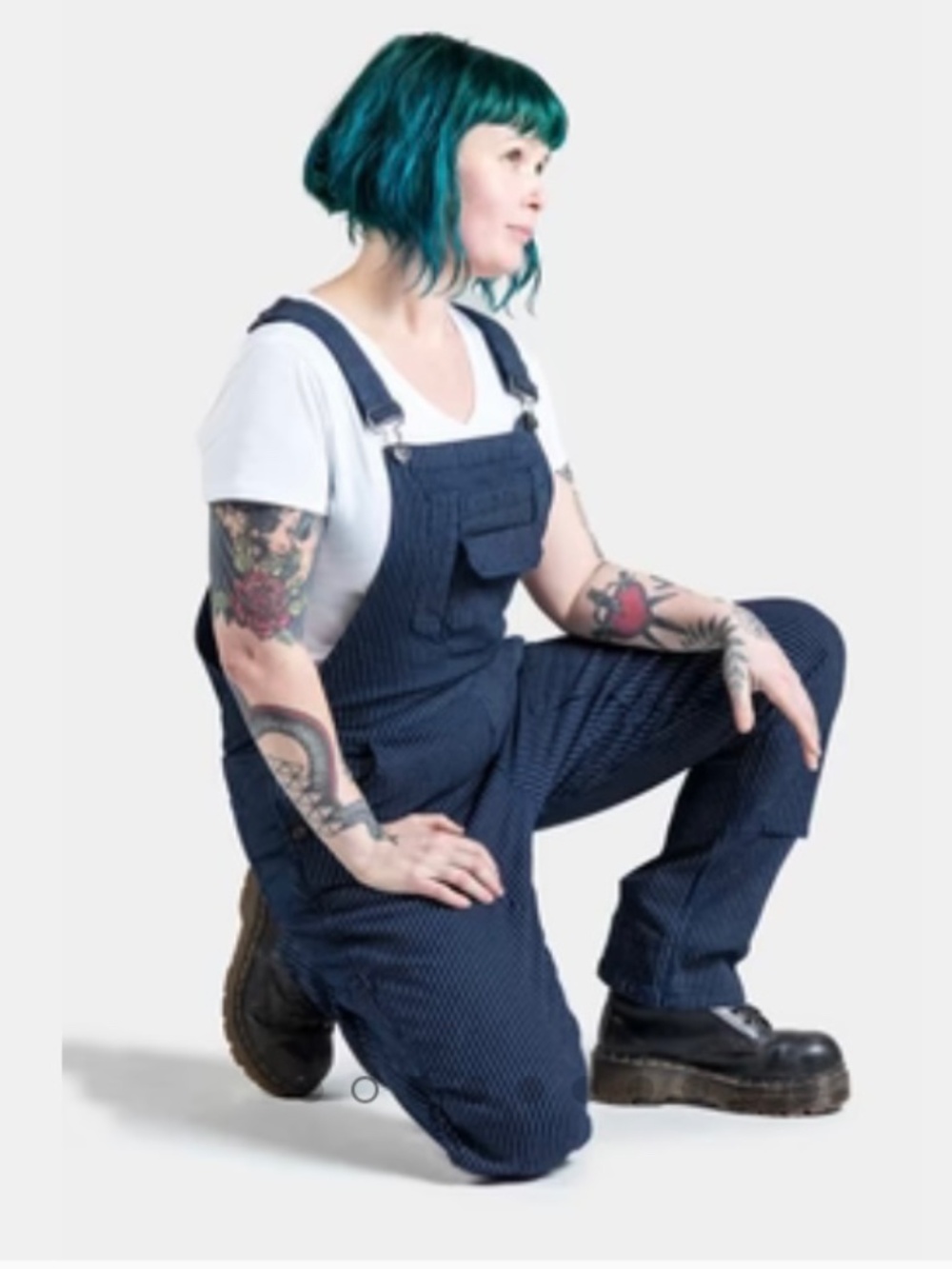 Dovetail Freshley Overalls in Wabash Stripe